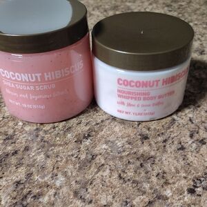 Coconut Hibiscus Shea Sugar Scrub - Pink